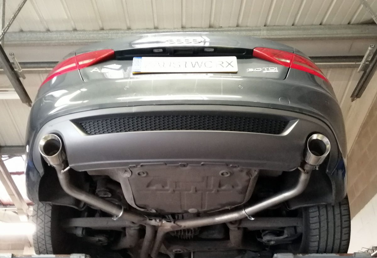 Audi A5 3.0 TDI Rear Silencer Deletes - Zaustworx