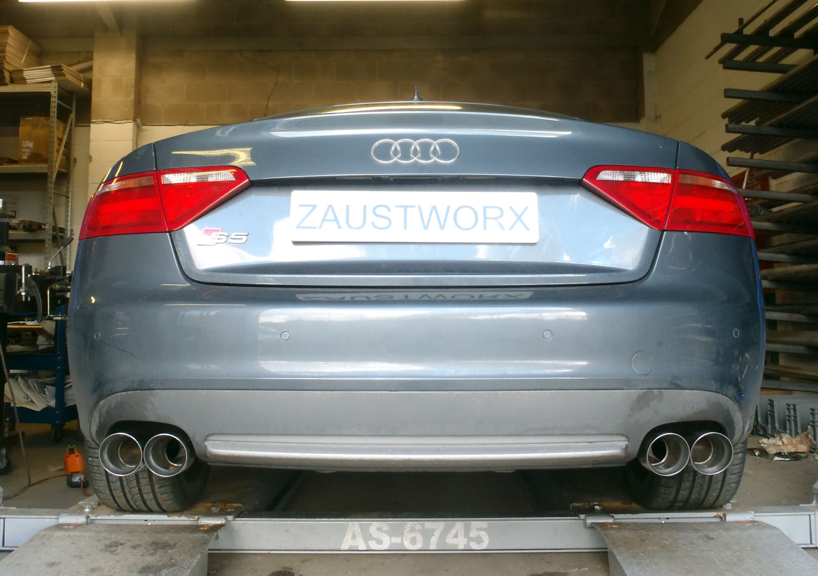 Audi S5 B8 4 2 V8 Rear Silencer Deletes Zaustworx