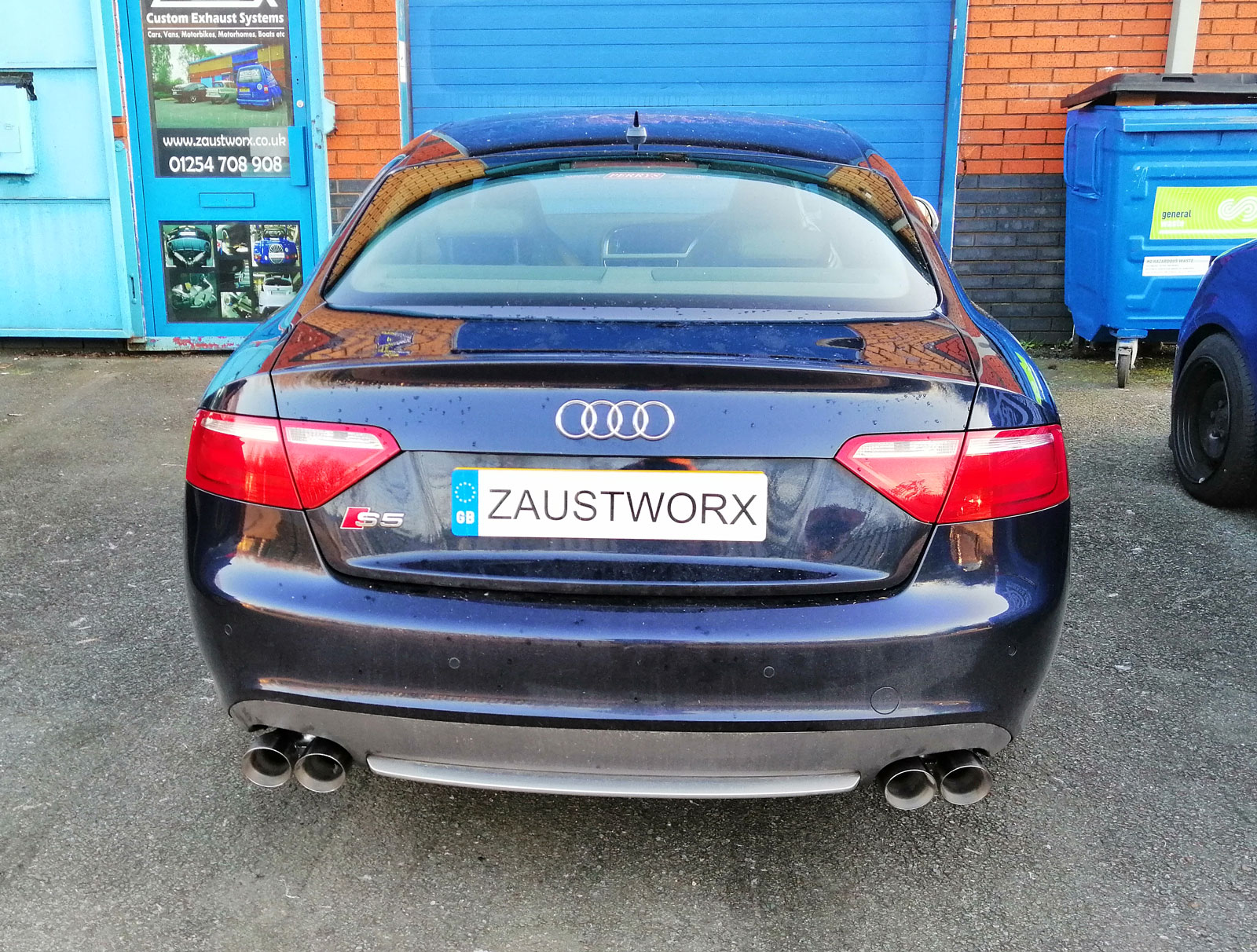 Audi S5 B8 4 2 V8 Rear Silencer Deletes Zaustworx