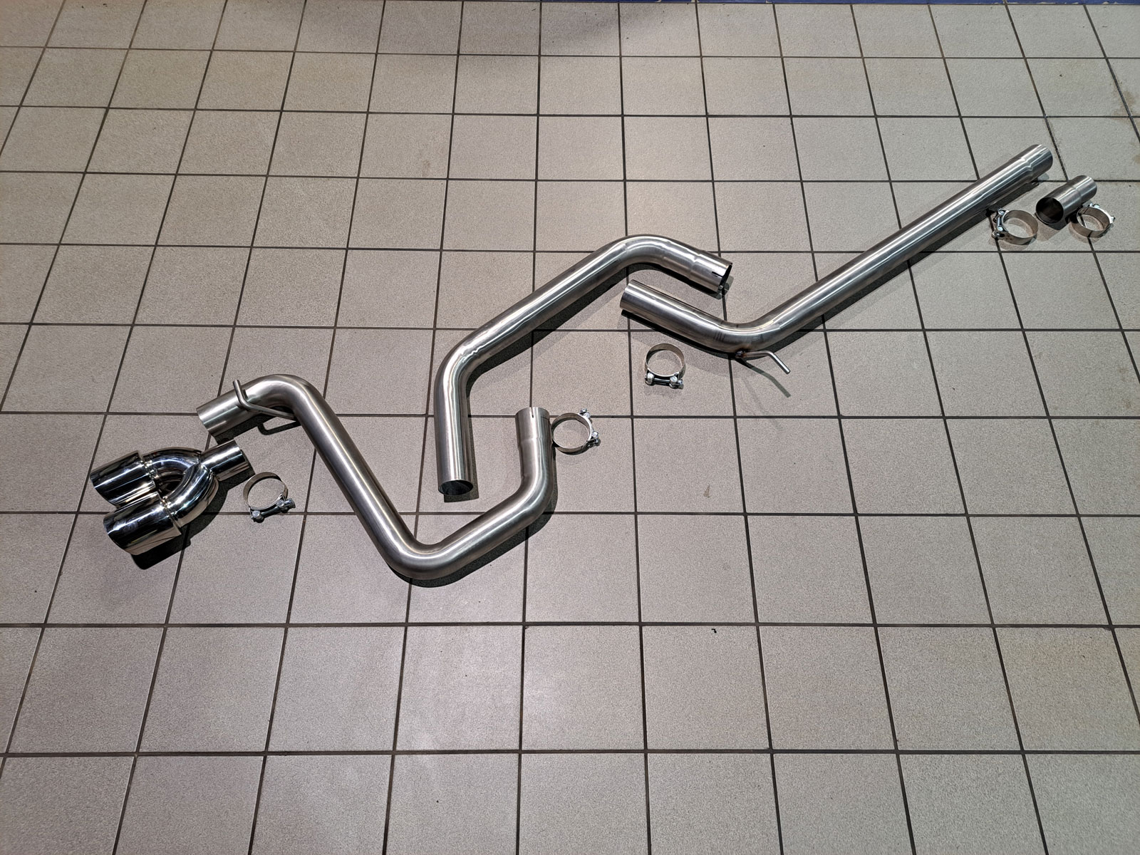 Volkswagen Golf Mk7 2.0TDi - Cat back exhaust (Unsilenced)