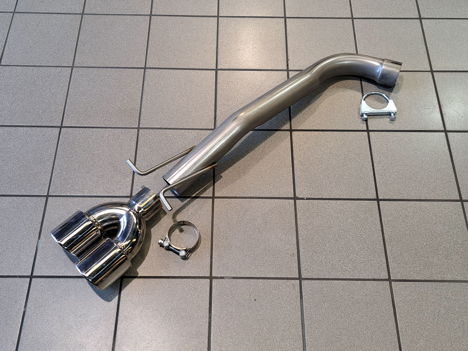 BMW X3 2.0D (M47) Rear Silencer Delete