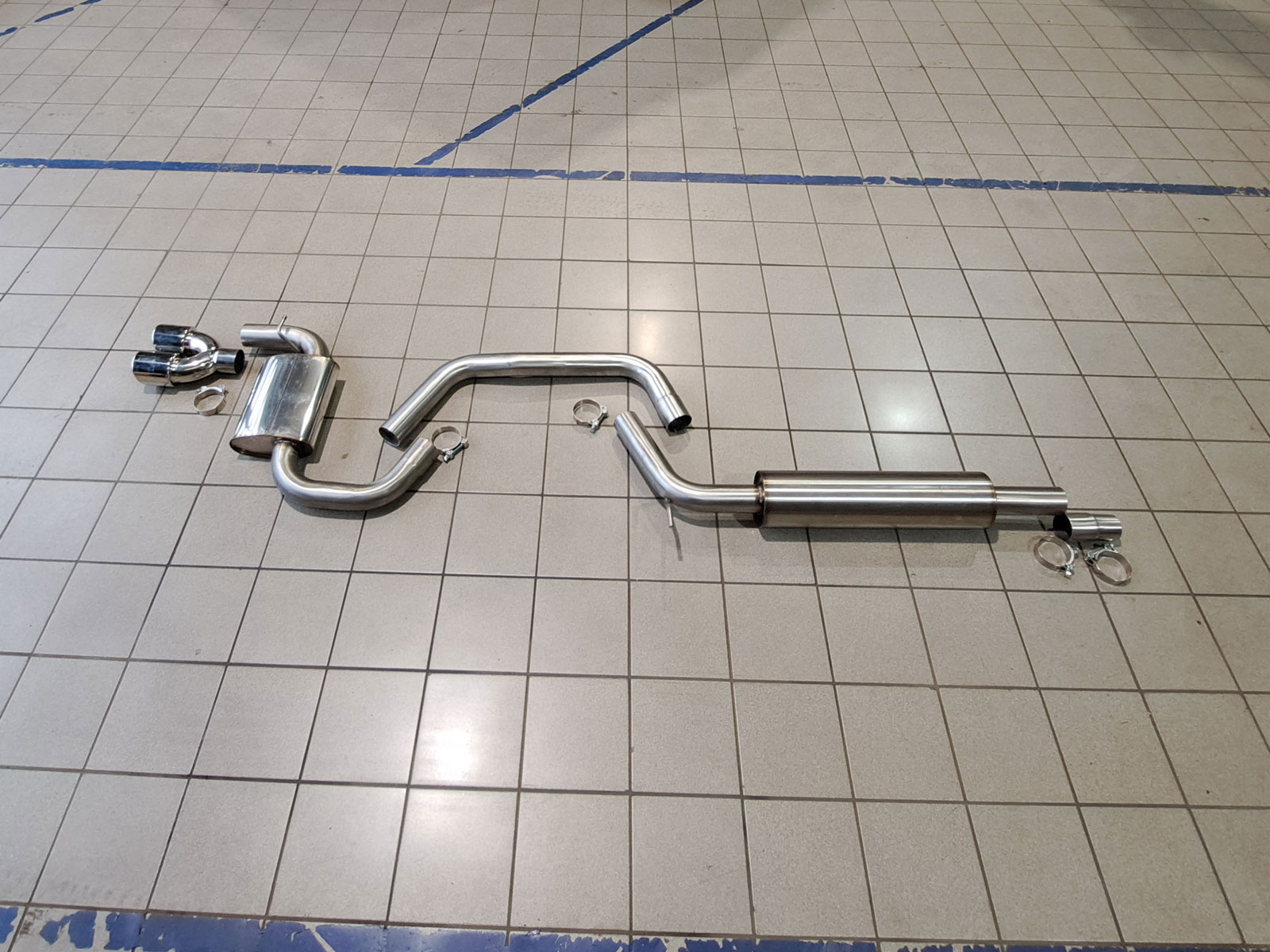 Seat Leon 1.8TSi Mk3 - Cat back exhaust (Silenced)