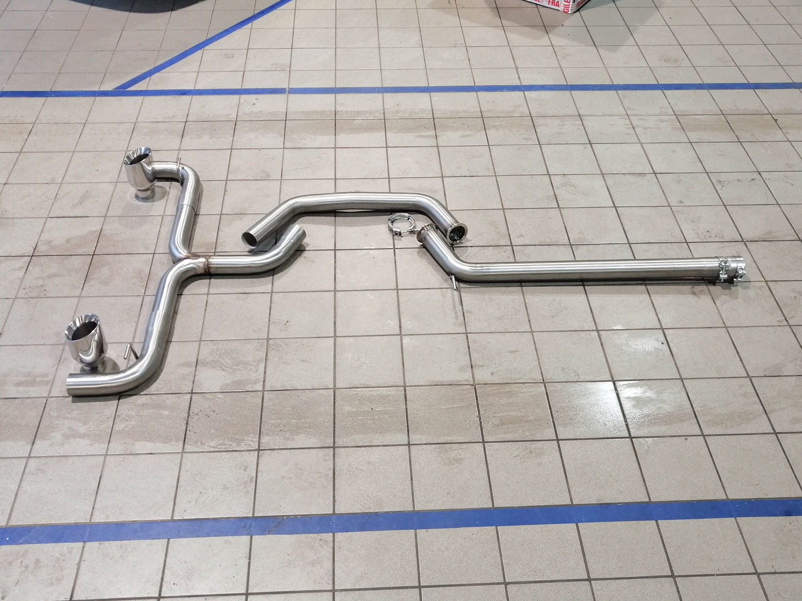 Volkswagen Golf 1.4TSi - GTi Style Cat back exhaust (Unsilenced)