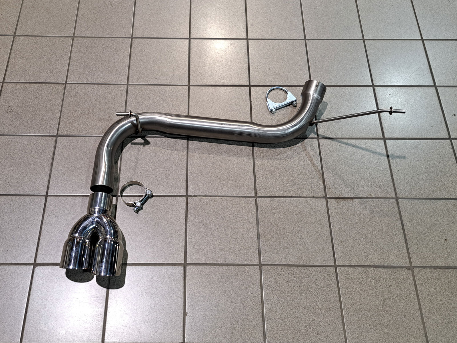 BMW 330d F30 Rear Silencer Delete