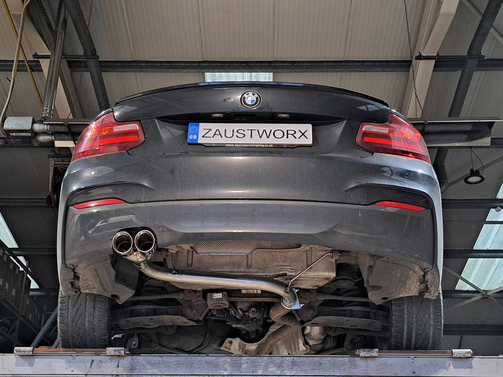 BMW 220d F22 Rear Silencer Delete